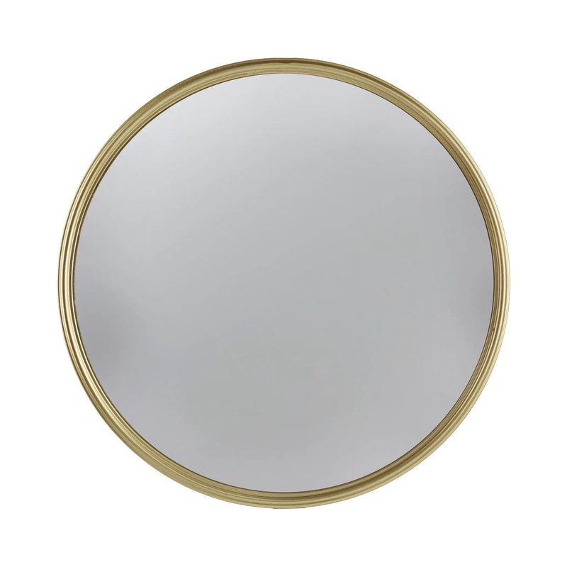 Round Mirror, Circle Mirror With Iron Frame For Living Room Bedroom Vanity Entryway Hallway by HouseOfZazla