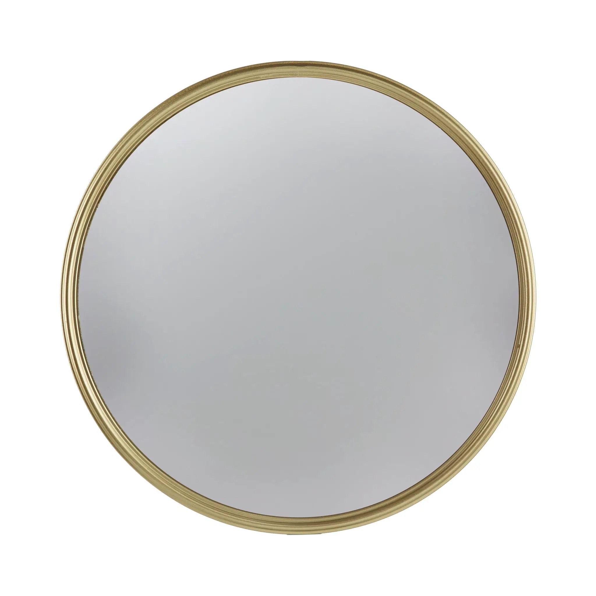 Round Mirror, Circle Mirror With Iron Frame For Living Room Bedroom Vanity Entryway Hallway by Unique Piece Furniture