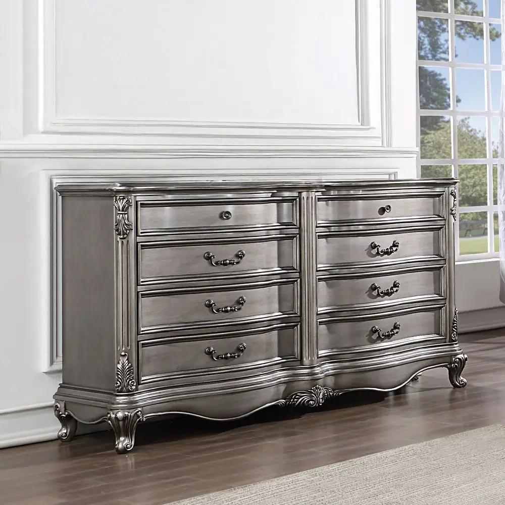 Ariadne - Dresser - Antique Platinum by Unique Piece Furniture