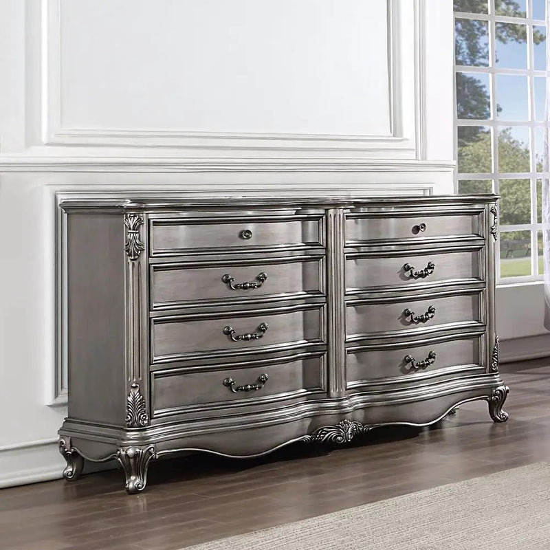 Ariadne - Dresser - Antique Platinum by Unique Piece Furniture