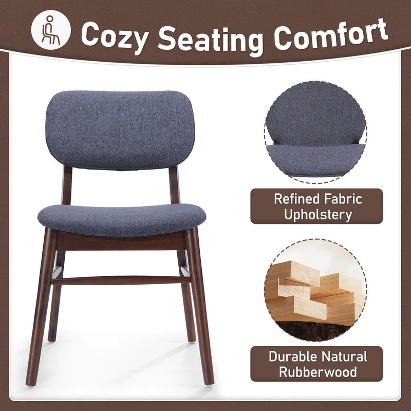 Upholstered Comfort Dining Chair (Set of 2) by HouseOfZazla