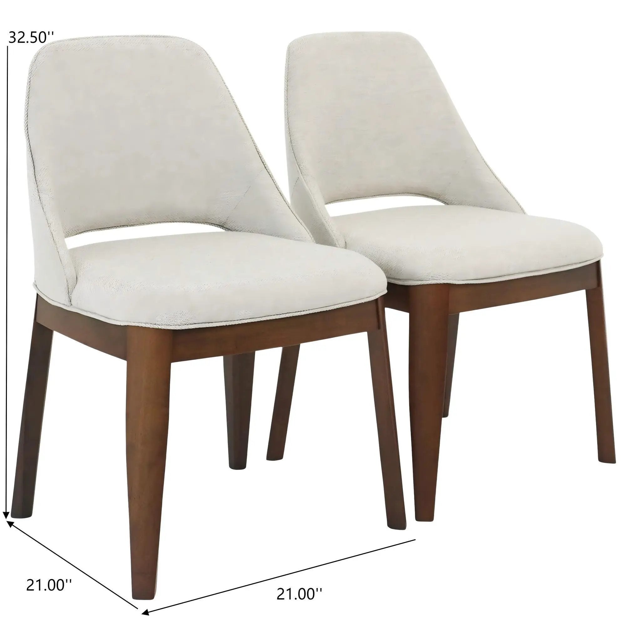 Weston - Dining Chair (Set of 2) - Beige by HouseOfZazla