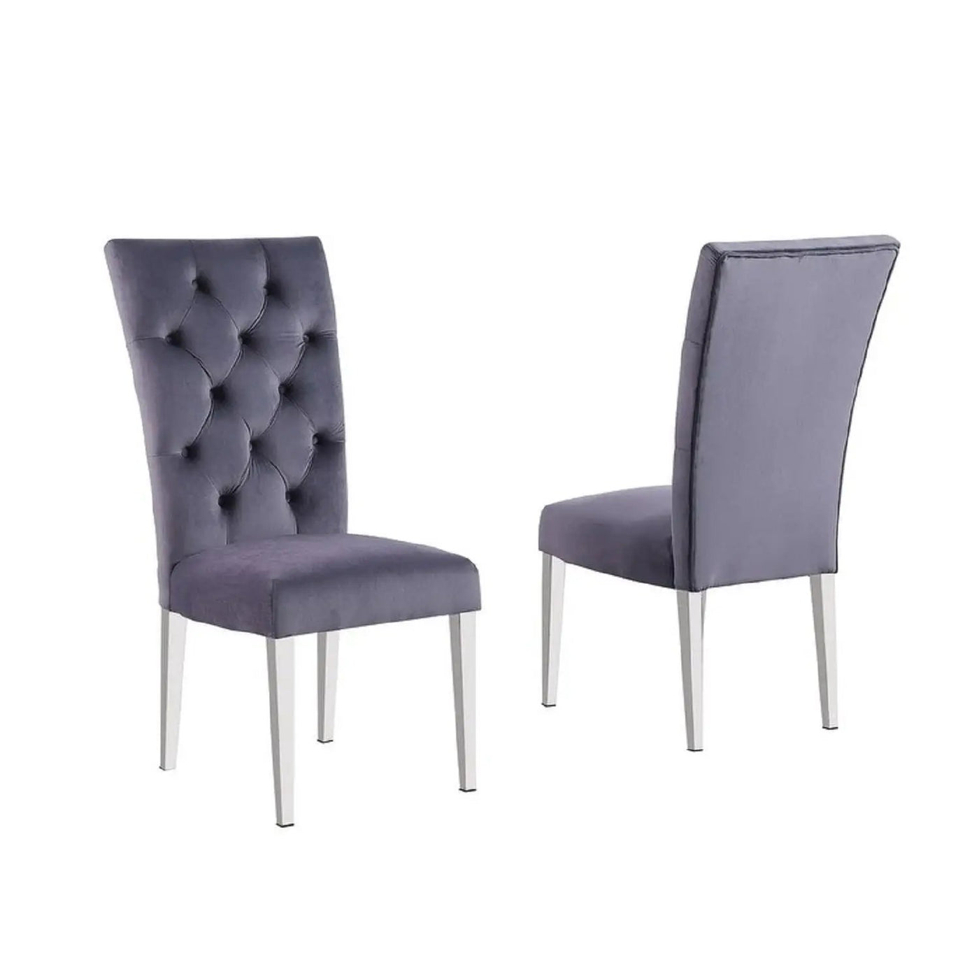 Modern Upholstered Tufted Dining Chair (Set of 2) by HouseOfZazla