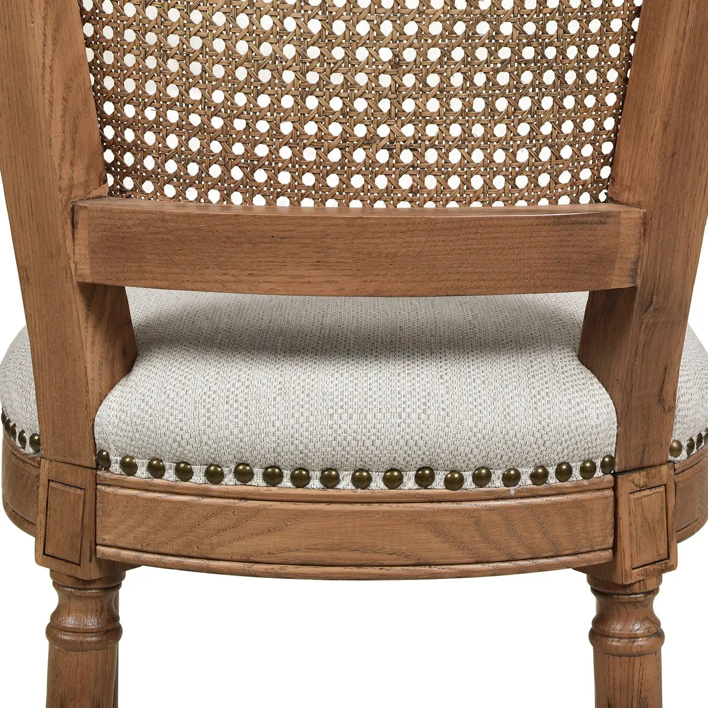 Triomphe - Rattan Wicker High Back Armless Counter Bar Stool by HouseOfZazla