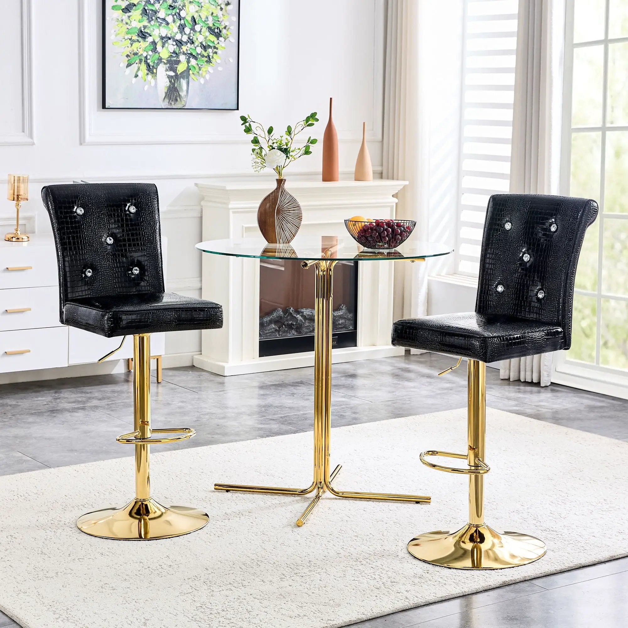 Lift Chairs, Dining Room Seating (Set of 2) by Unique Piece Furniture