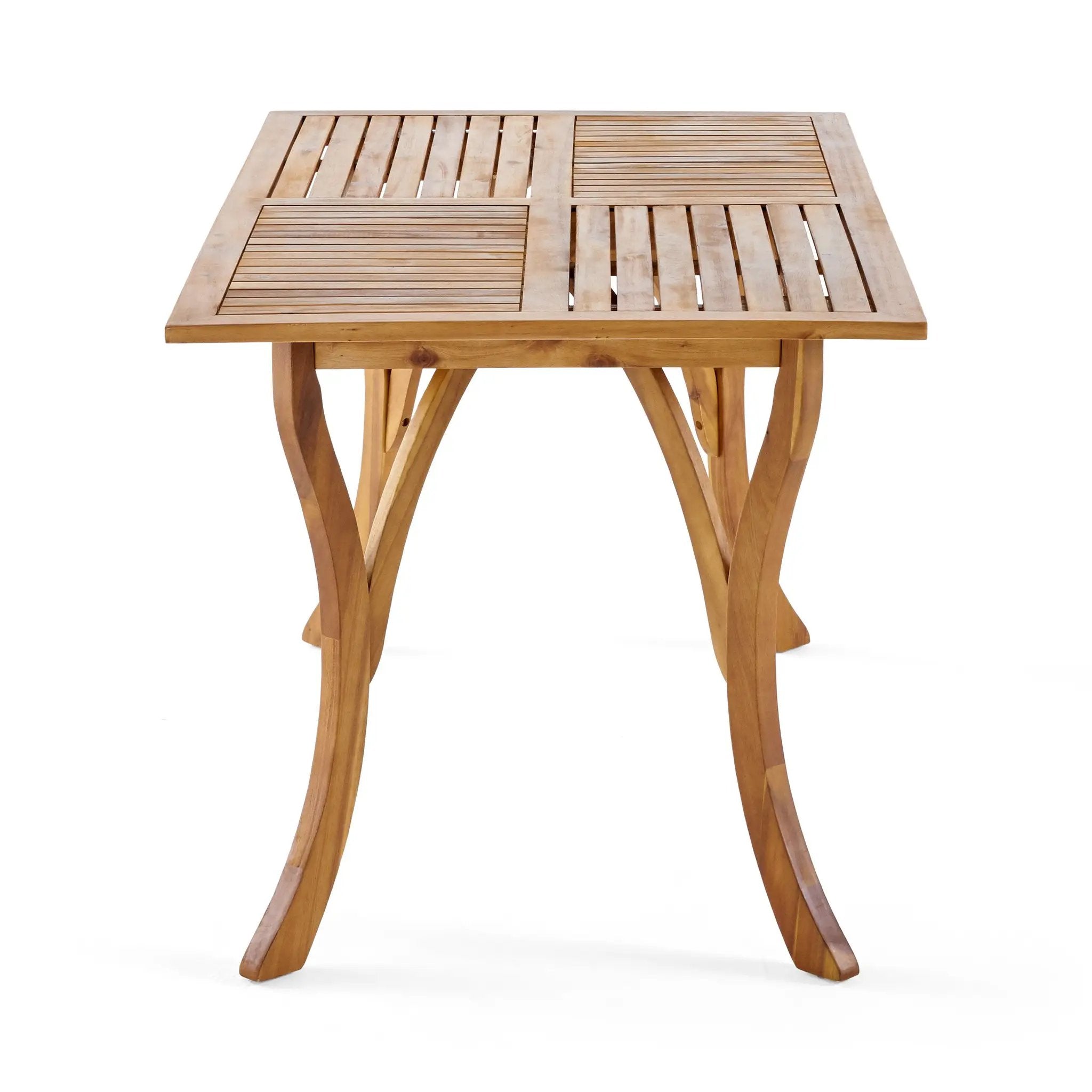 Outdoor Hermosa 7 Piece Wood Dining Set with Cushions by HouseOfZazla