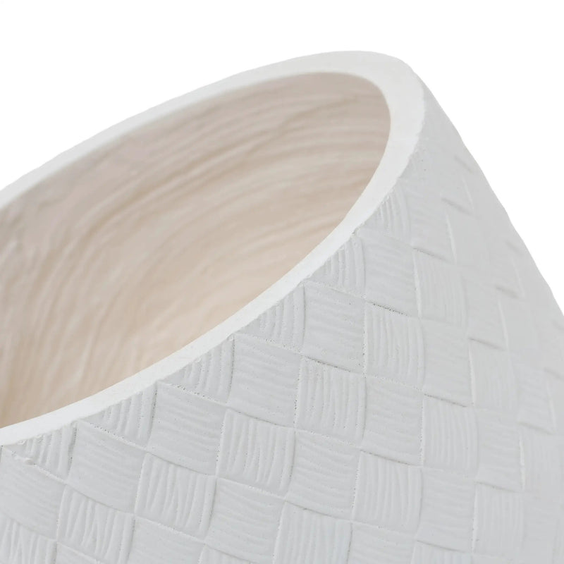 Assorted Sizes Magnesium Oxide Round Planter Set of 3 by HouseOfZazla