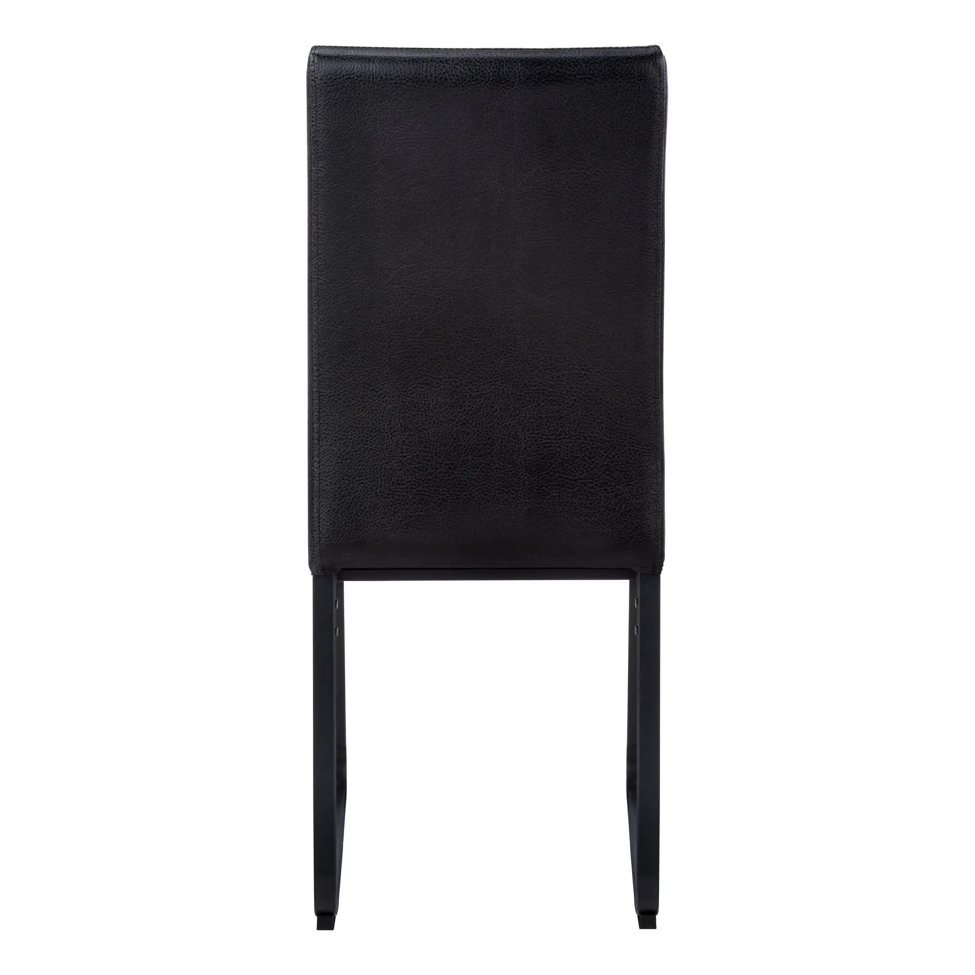 Dining Chair Side Upholstered, For Dining Room (Set of 2) - Black by HouseOfZazla
