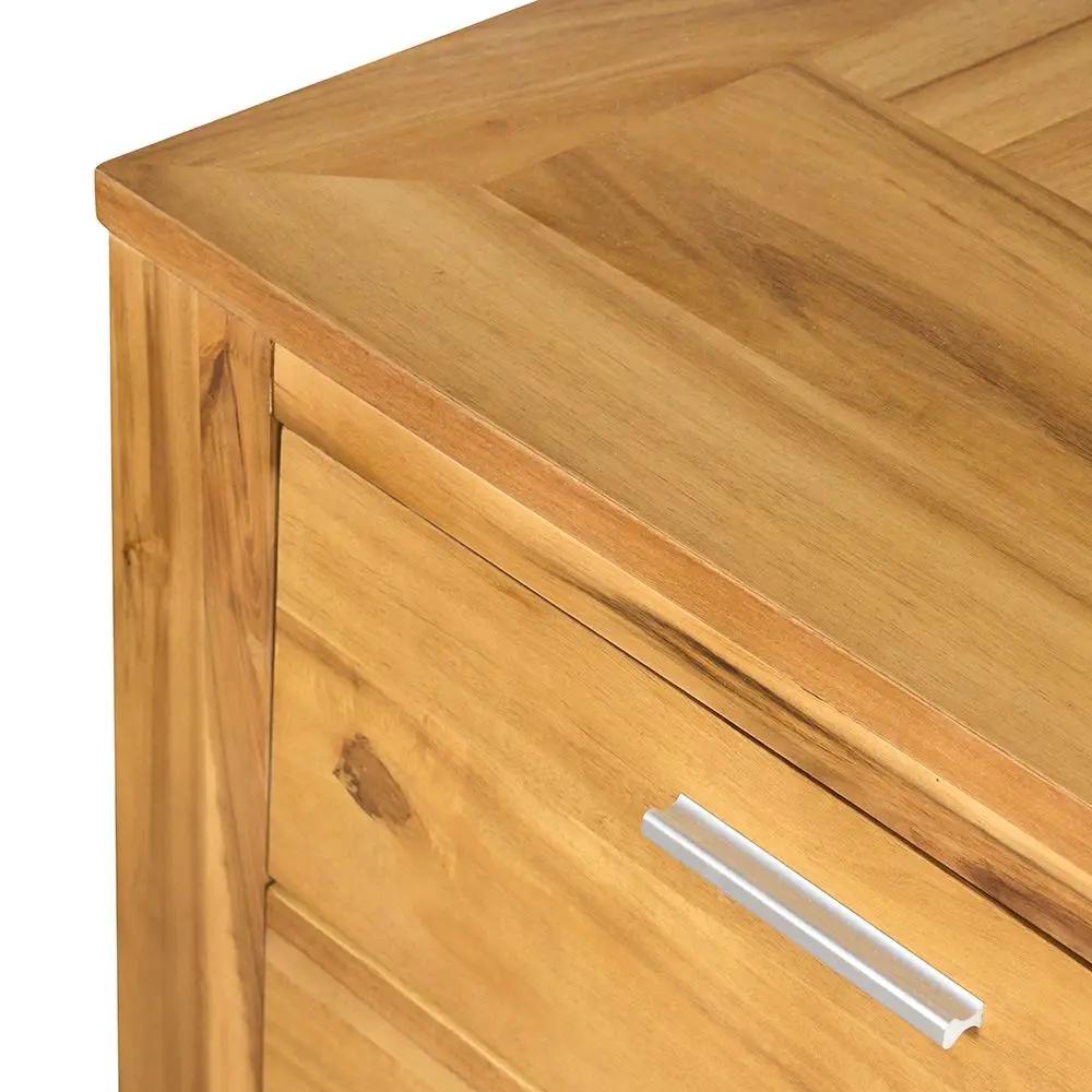 6 Drawer Dresser - Natural Wood / Brown by HouseOfZazla