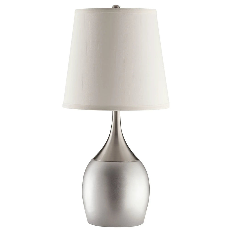 Droplet Empire - Shade Urn Table Lamp (Set of 2) - Silver by HouseOfZazla