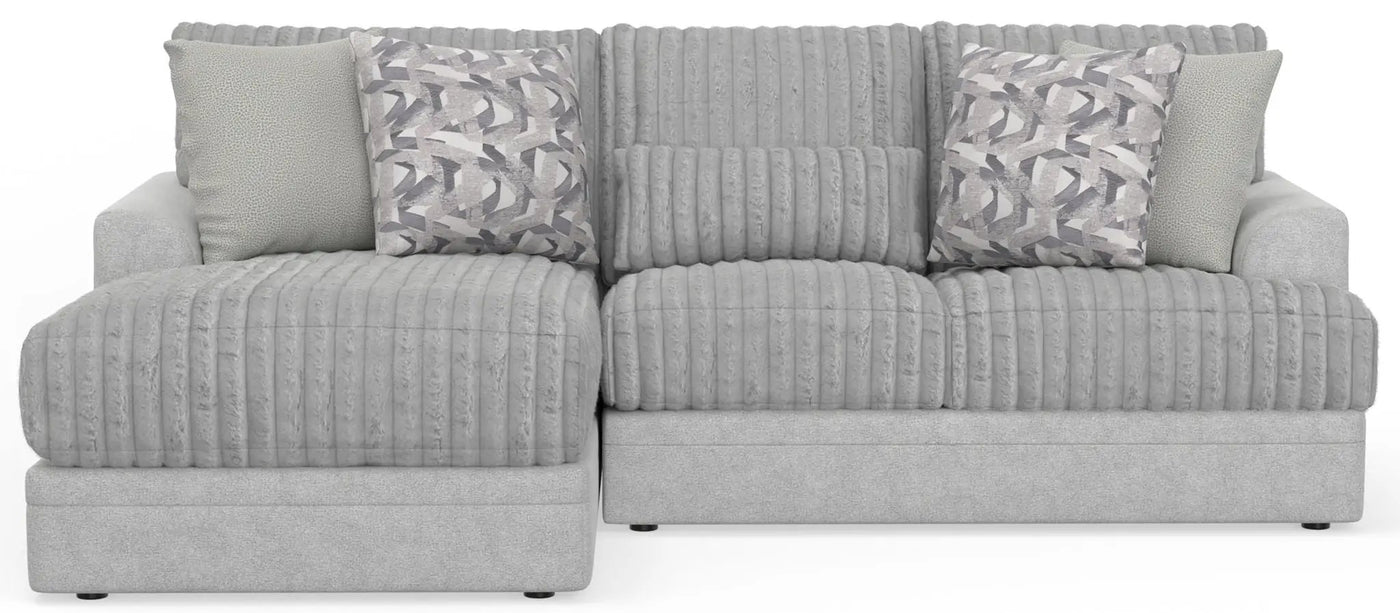 Titan - Sectional With Comfort Coil Seating And Accent Pillows Included by Unique Piece Furniture