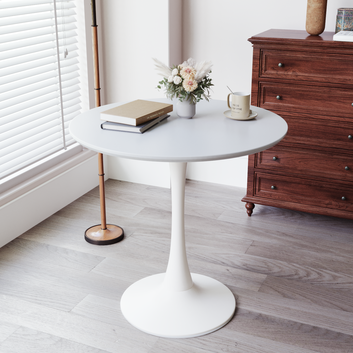 31.5" Dining Table in White by HouseOfZazla