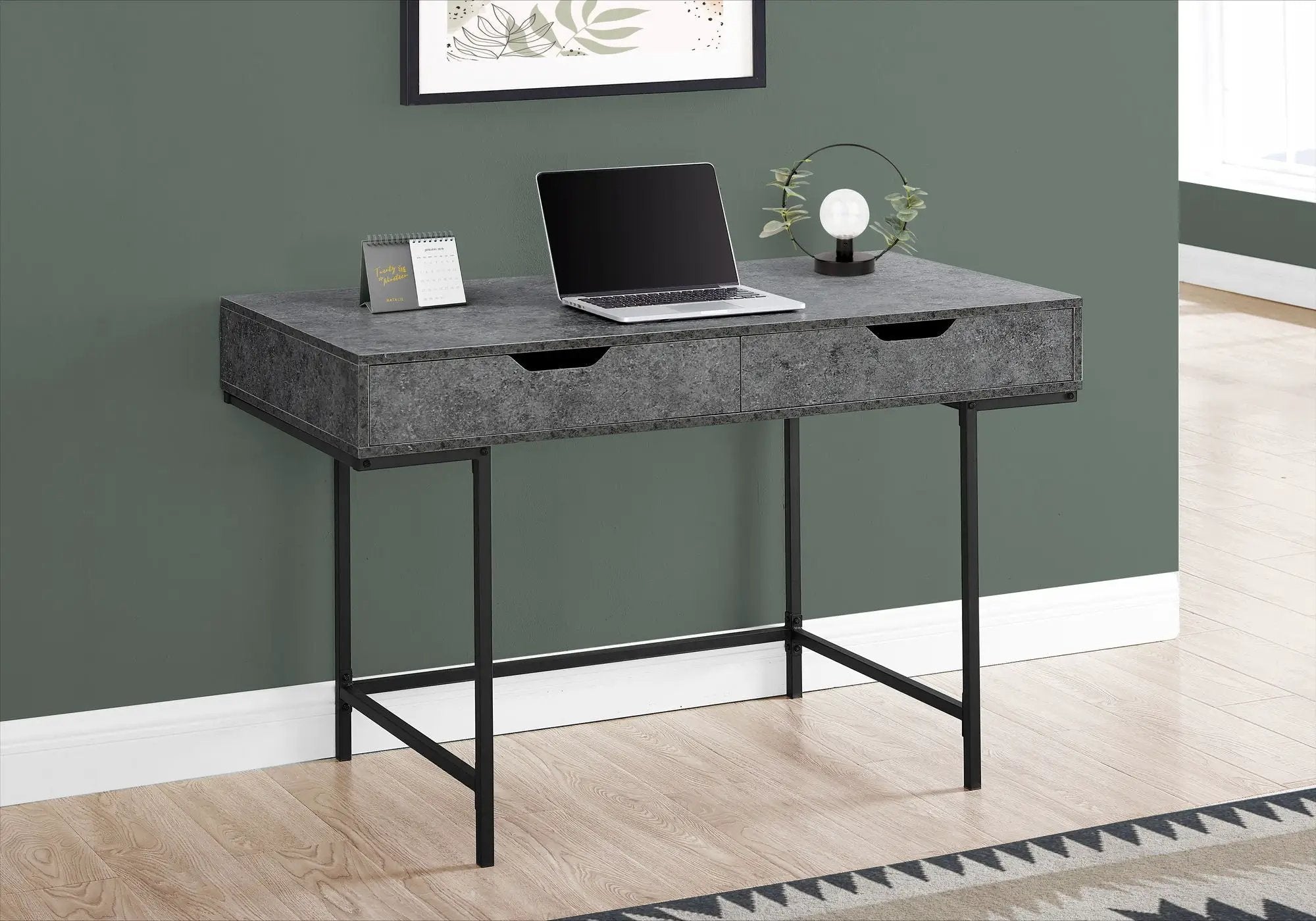 Computer Desk For Home Office, Laptop, Storage Drawers, Contemporary & Modern by Unique Piece Furniture