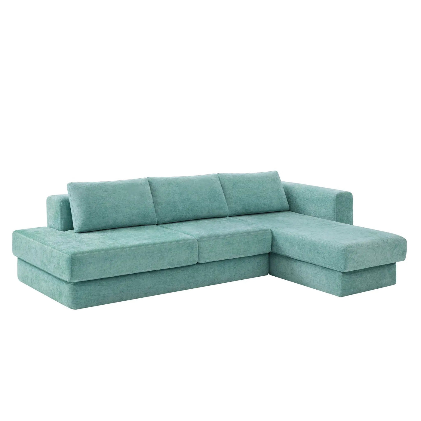 L-Shaped Modular Sofa With Double Layer Cushion by HouseOfZazla