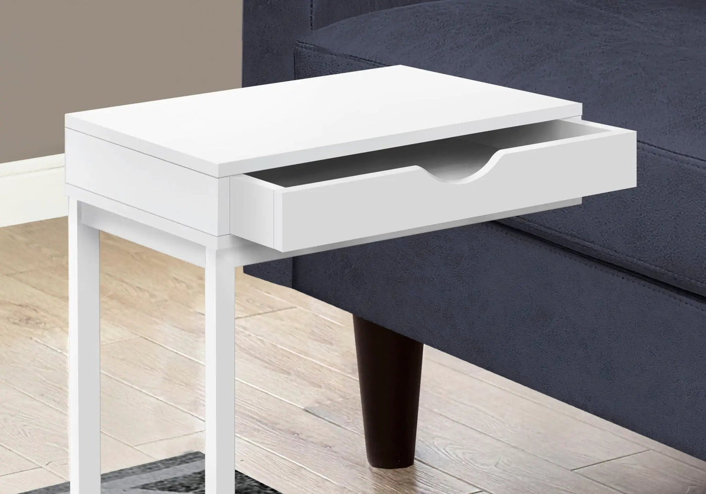 Accent Table, C - Shaped Contemporary Elegant Design by HouseOfZazla
