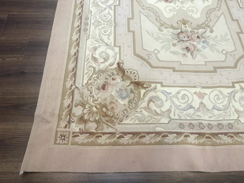 Aubusson Rug 6x9, Elegant, Flatweave, French European Design by Jewel Rugs