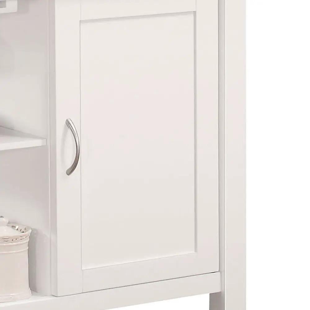 Ottawa - Kitchen Cart - Black Wooden Top & White by Unique Piece Furniture