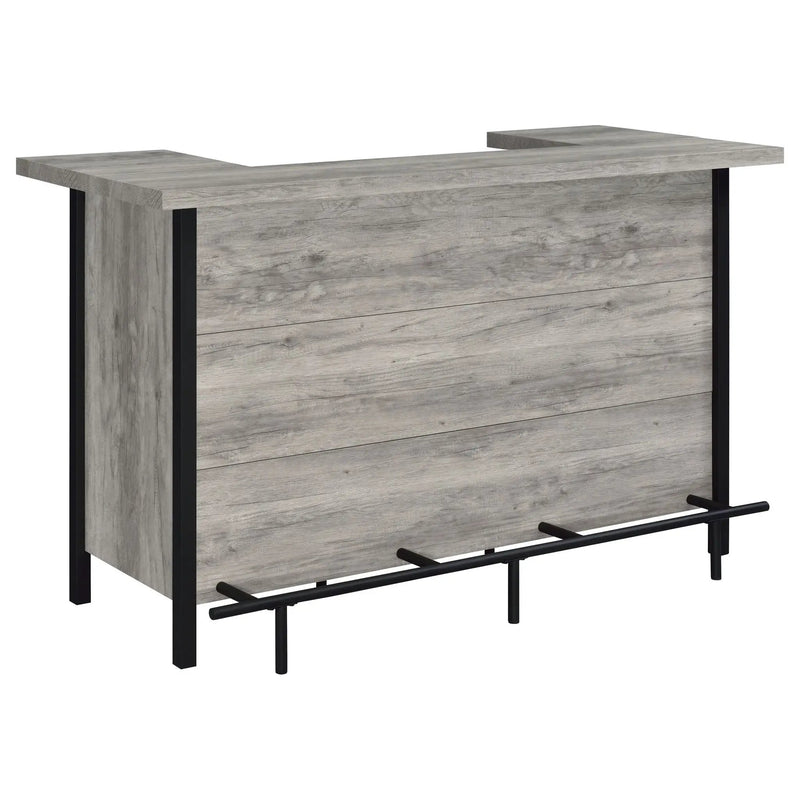 Menimen - Freestanding Bar Unit - Gray by HouseOfZazla