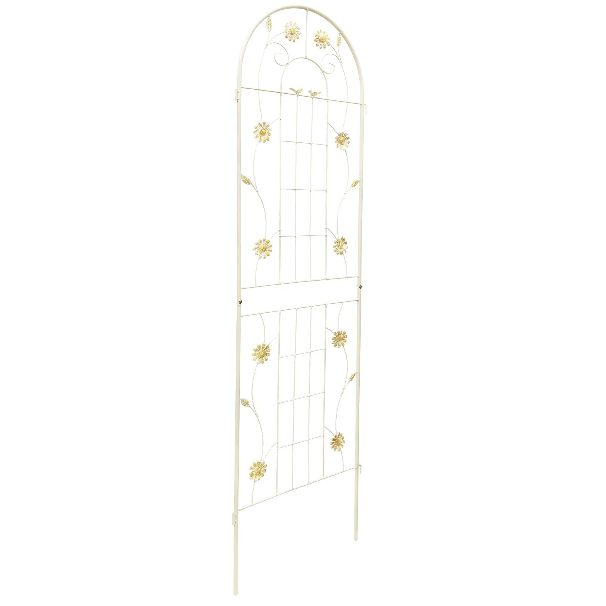 Metal Garden Trellis Rustproof Trellis For Climbing Plant Outdoor Flower Support by HouseOfZazla