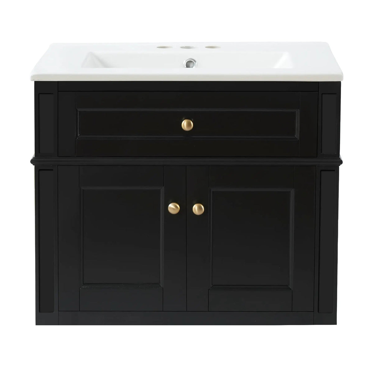 24" Wall Mounted Modern Bathroom Vanity by HouseOfZazla