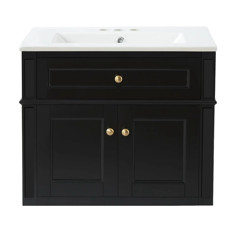 24" Wall Mounted Modern Bathroom Vanity by HouseOfZazla