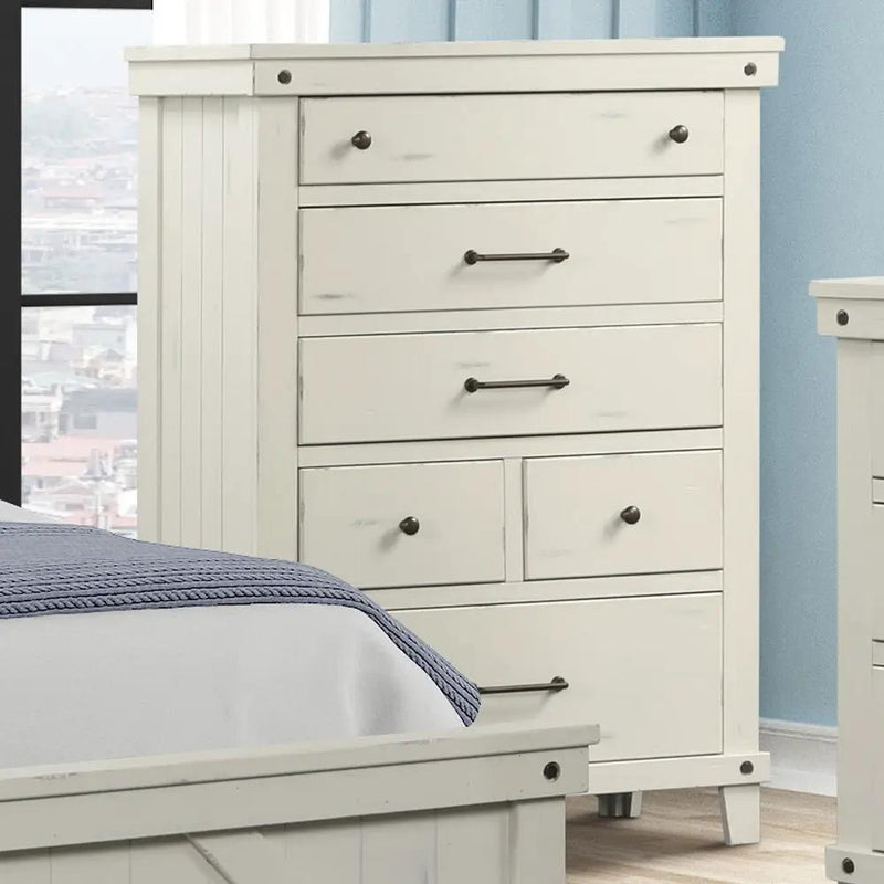 6 Drawer Chest - White by Unique Piece Furniture