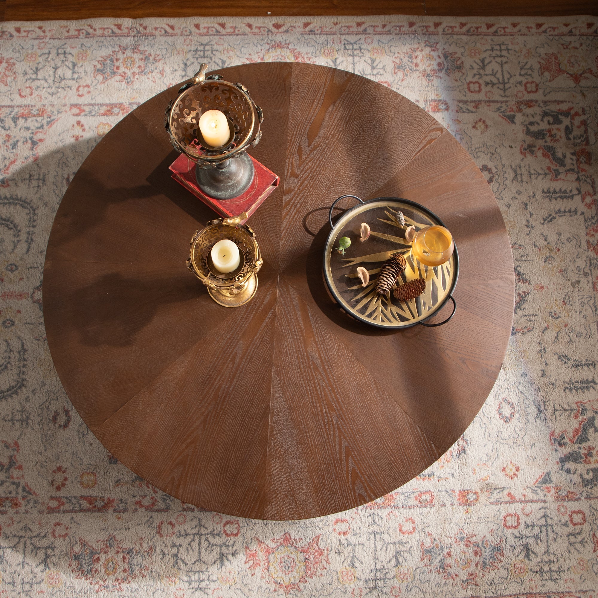 38.97' Round Coffee Table Handcrafted by HouseOfZazla