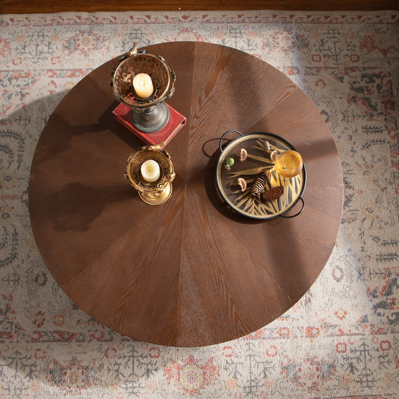 38.97' Round Coffee Table Handcrafted by HouseOfZazla