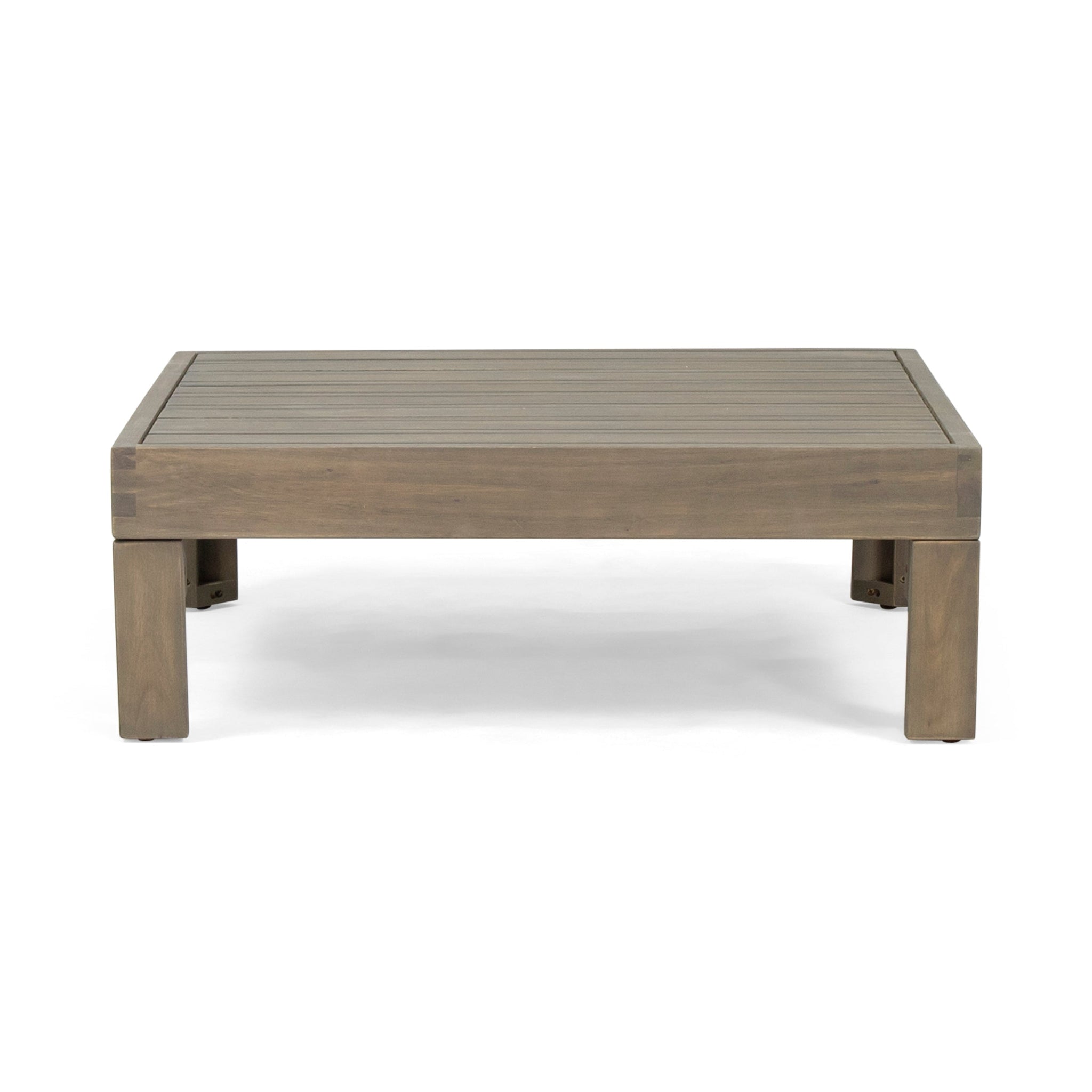 OANA Outdoor Wooden Sectional Set with Cushions, White by HouseOfZazla