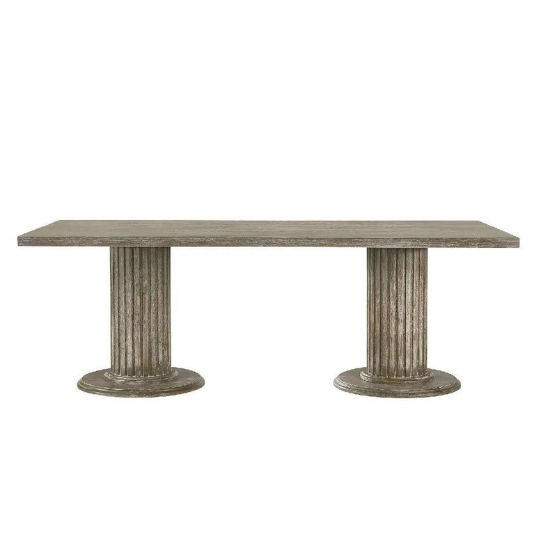 Gabrian - 31" Dining Table - Reclaimed Gray by Unique Piece Furniture