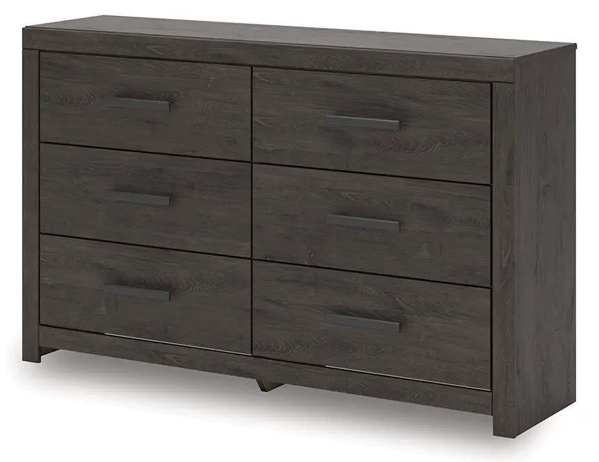 Prendonea - Six Drawer Dresser - Charcoal by Unique Piece Furniture