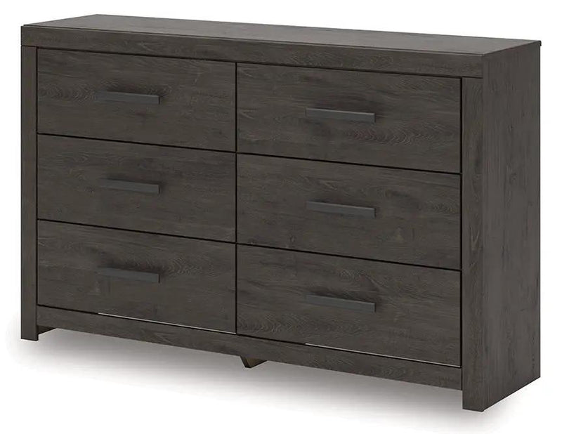 Prendonea - Six Drawer Dresser - Charcoal by Unique Piece Furniture