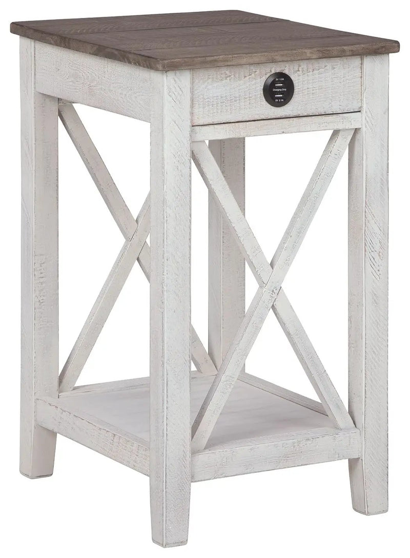 Adalane - Accent Table - White / Gray by Unique Piece Furniture
