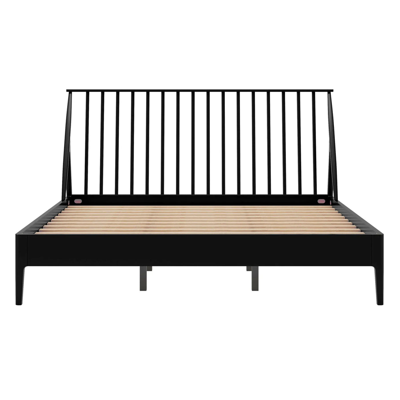 Bohemian Platform Bed With Tall Headboard by HouseOfZazla
