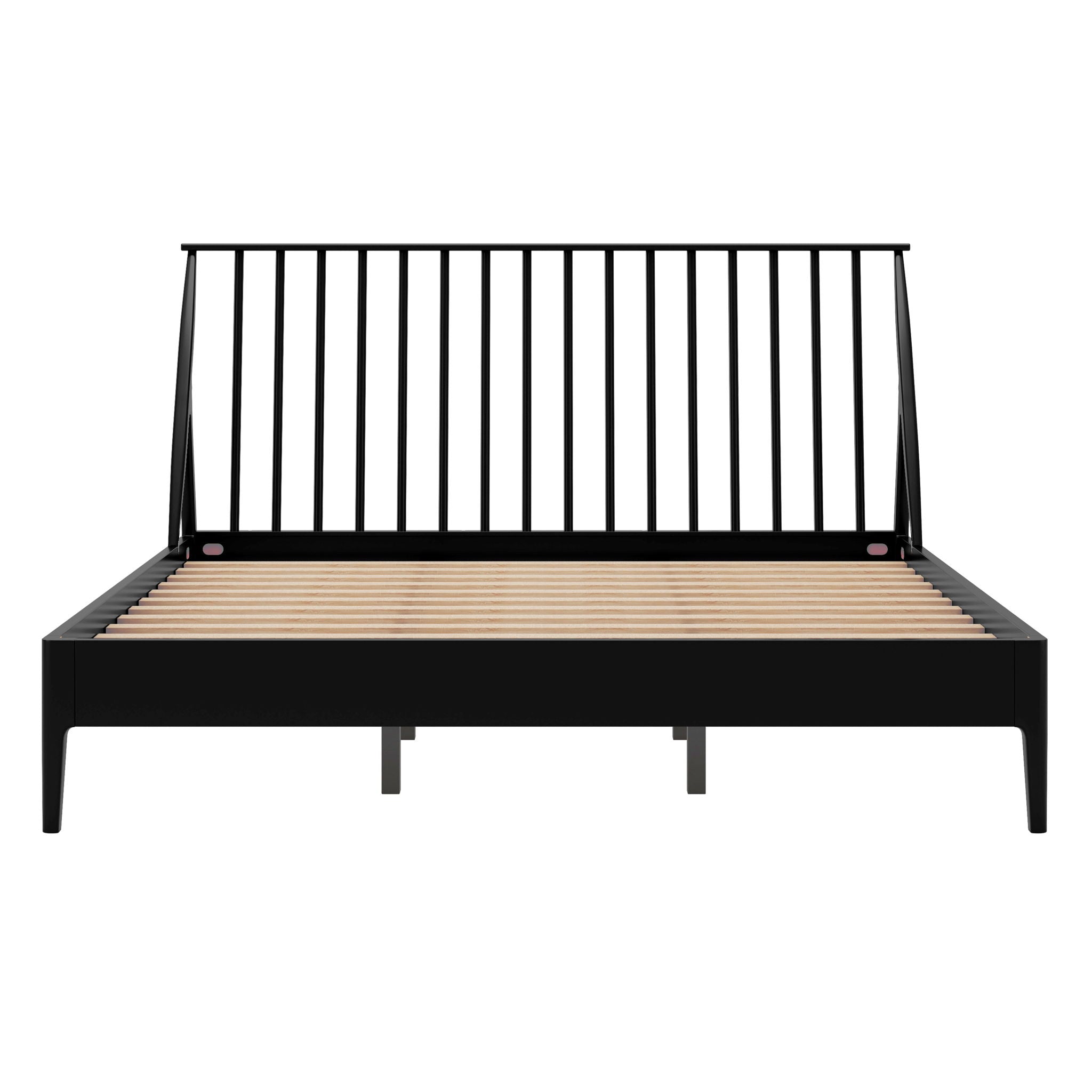 Bohemian Platform Bed With Tall Headboard by HouseOfZazla