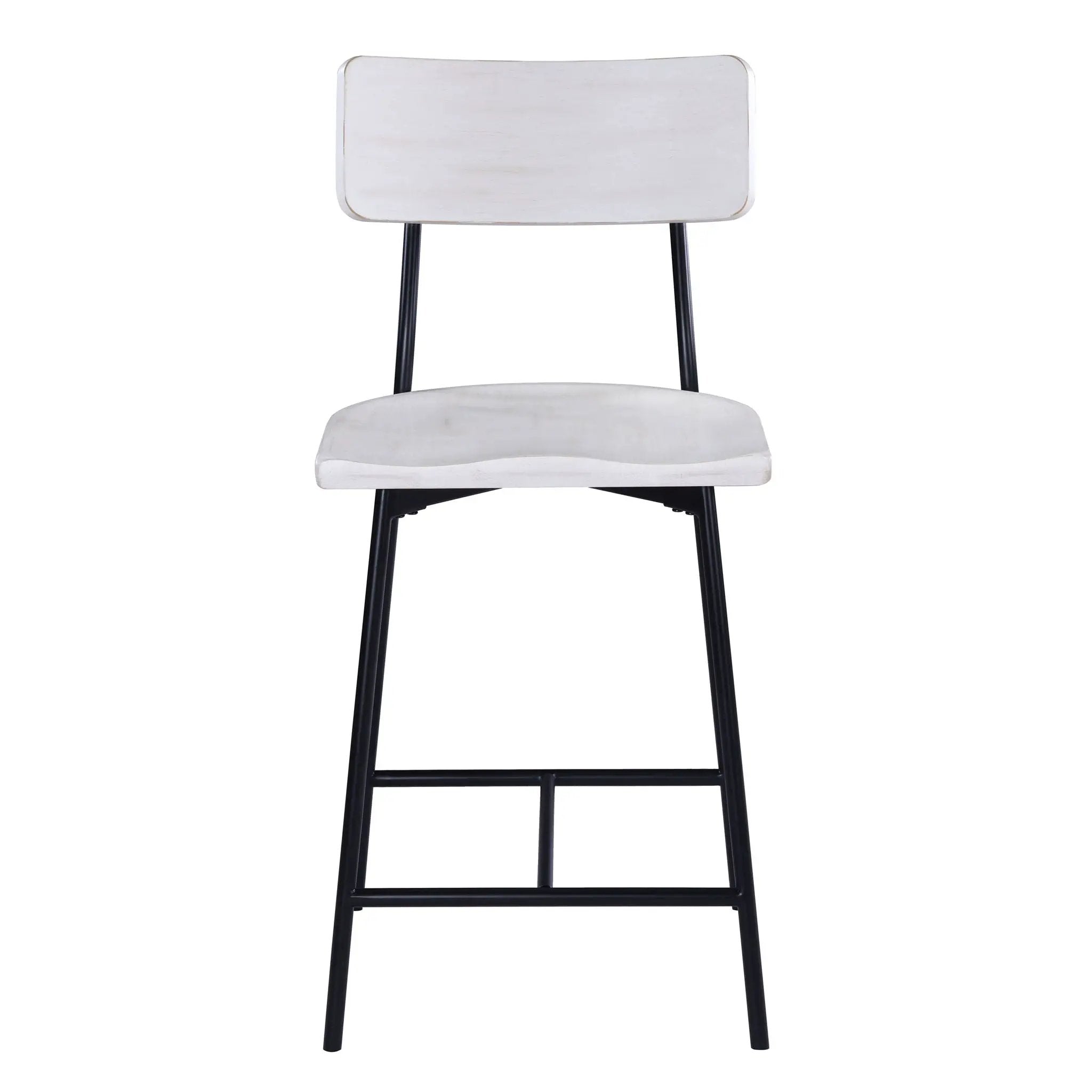 Badin - Counter Stool - White Washed by HouseOfZazla
