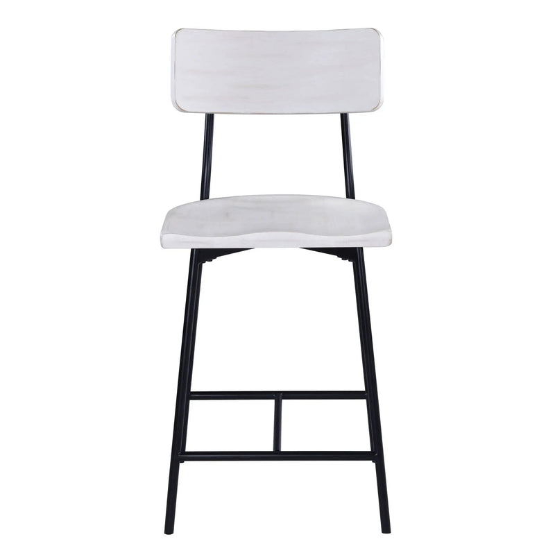 Badin - Counter Stool - White Washed by HouseOfZazla