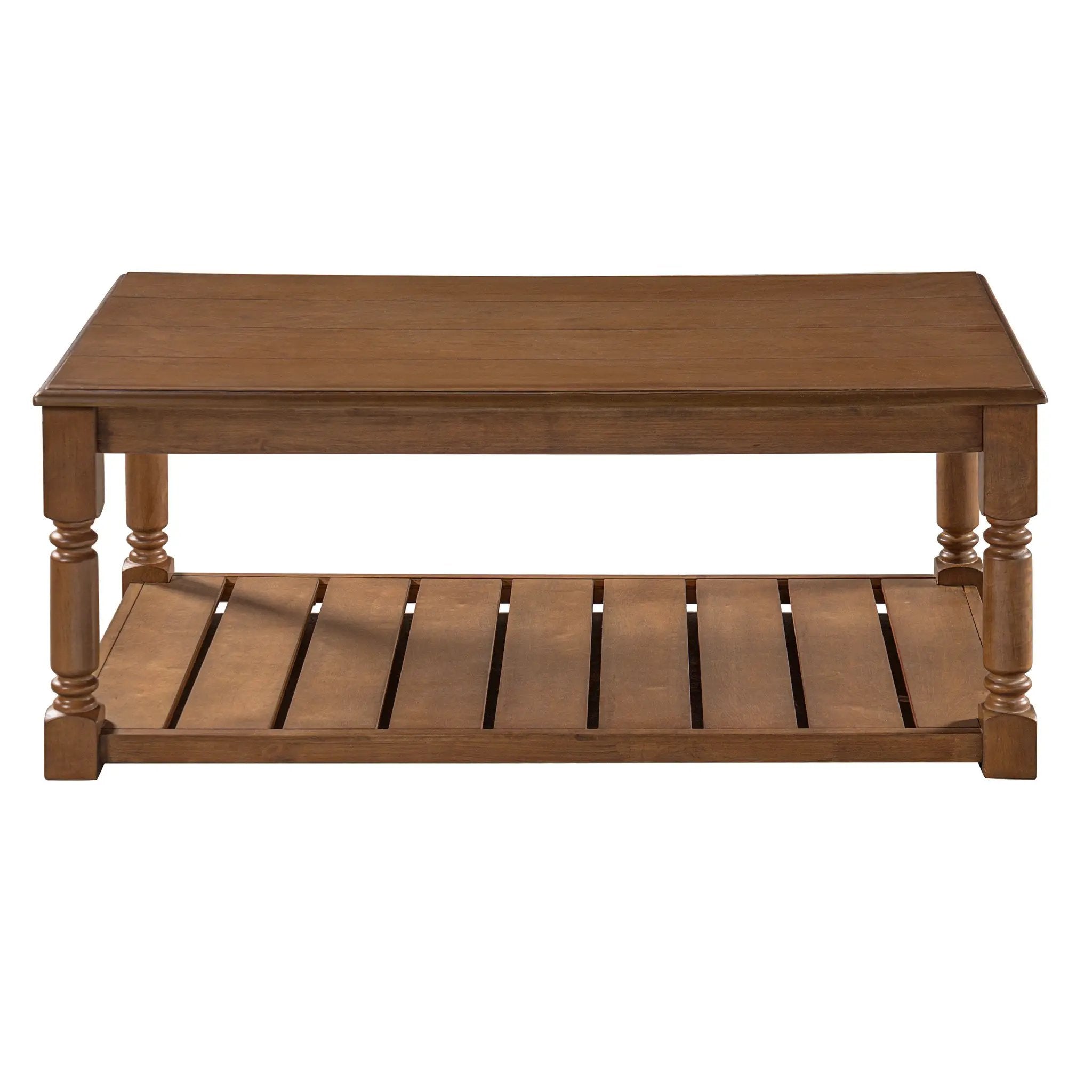 Vibe Haus Farmhouse Wooden Coffee Table by HouseOfZazla