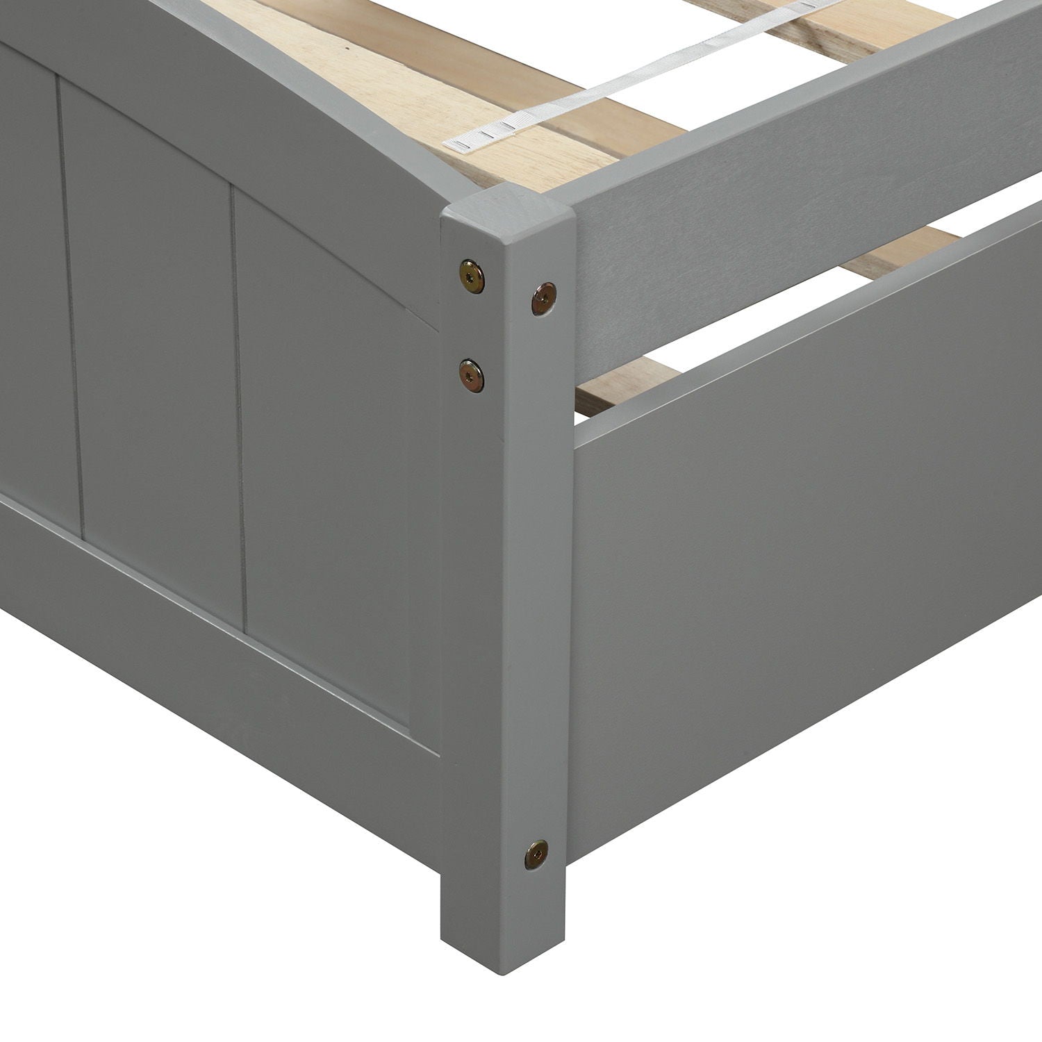 Platform Bed & Headboard, Footboard And Wood Slat Support by HouseOfZazla