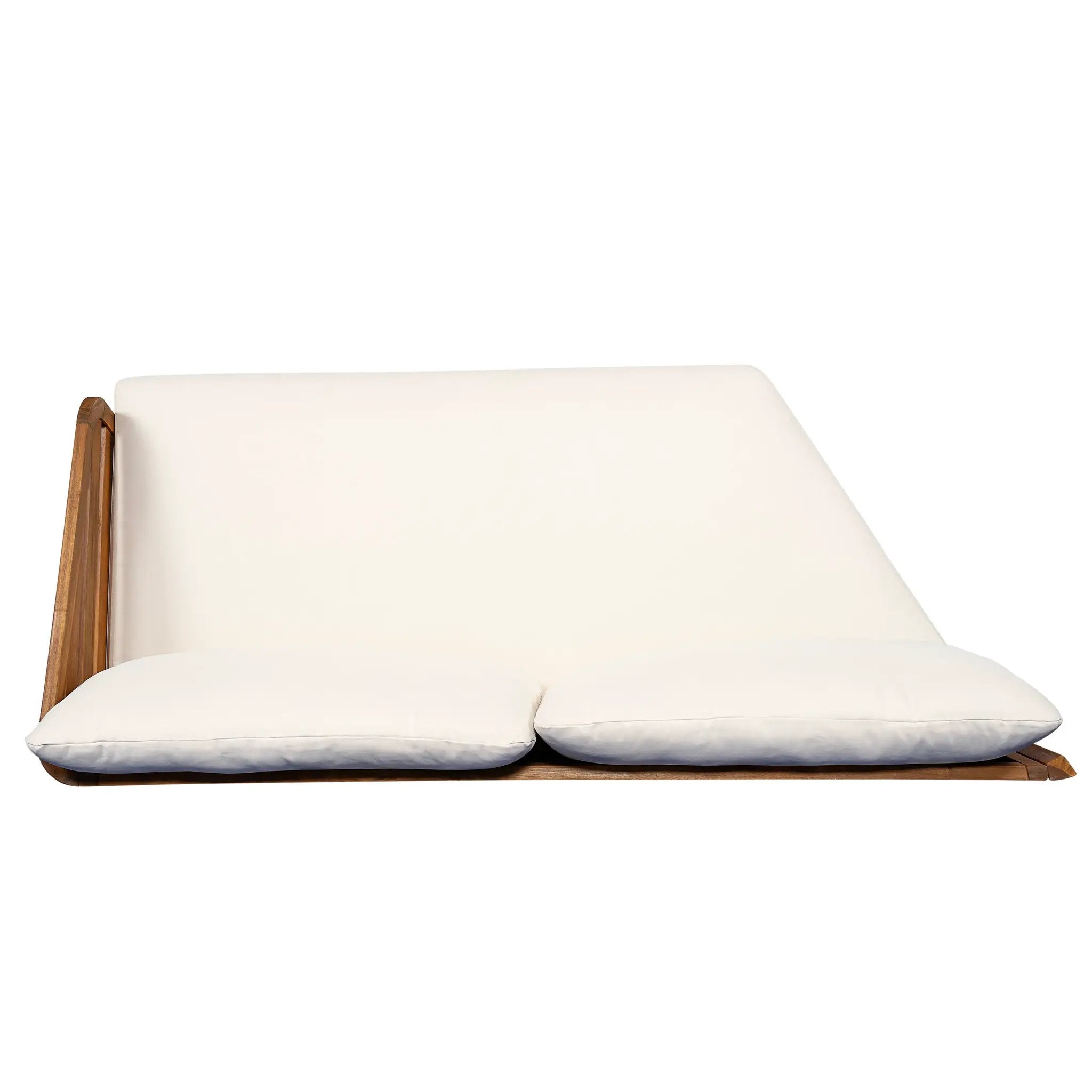 Royal Acacia Patio V Sofa Sectional Set, Beige by HouseOfZazla
