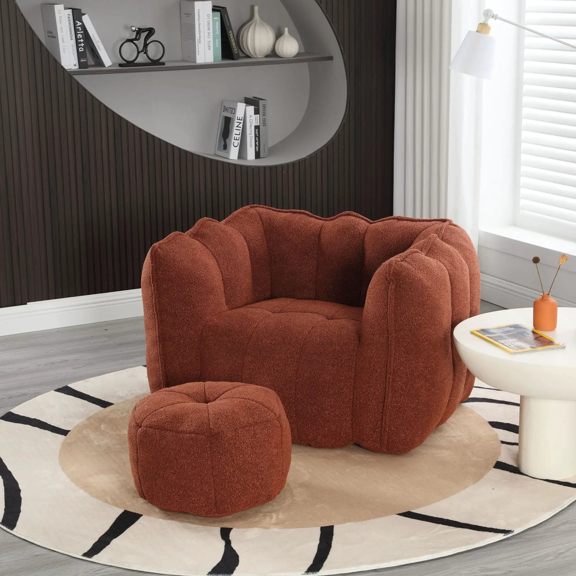 Soft Bean Bag Chair With High Resilient Foam by HouseOfZazla