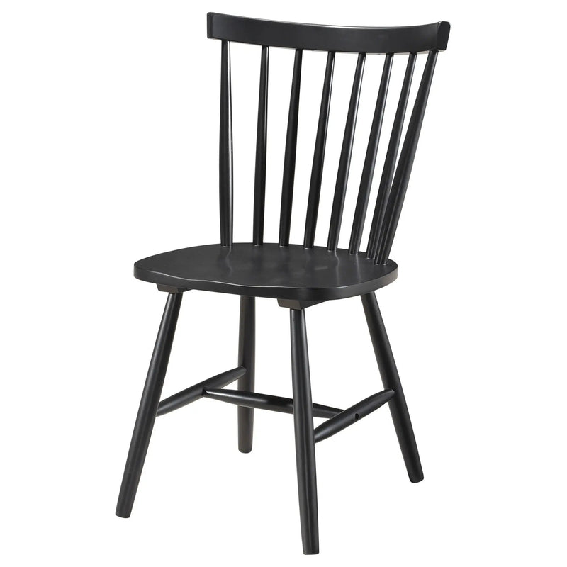 Hayward - Dining Side (Set of 2) - Black by HouseOfZazla