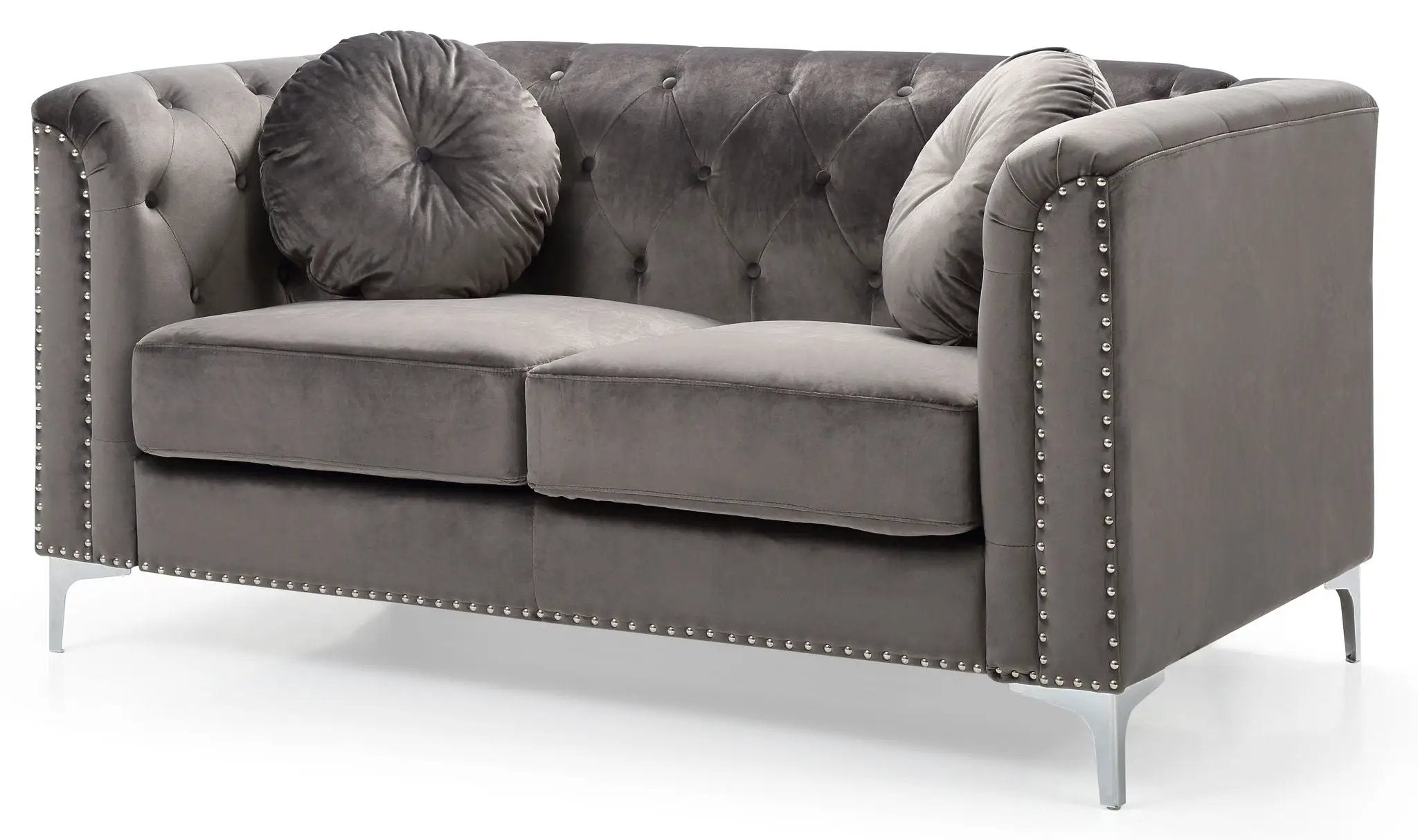 Stylish Sloped Arm Loveseat by HouseOfZazla