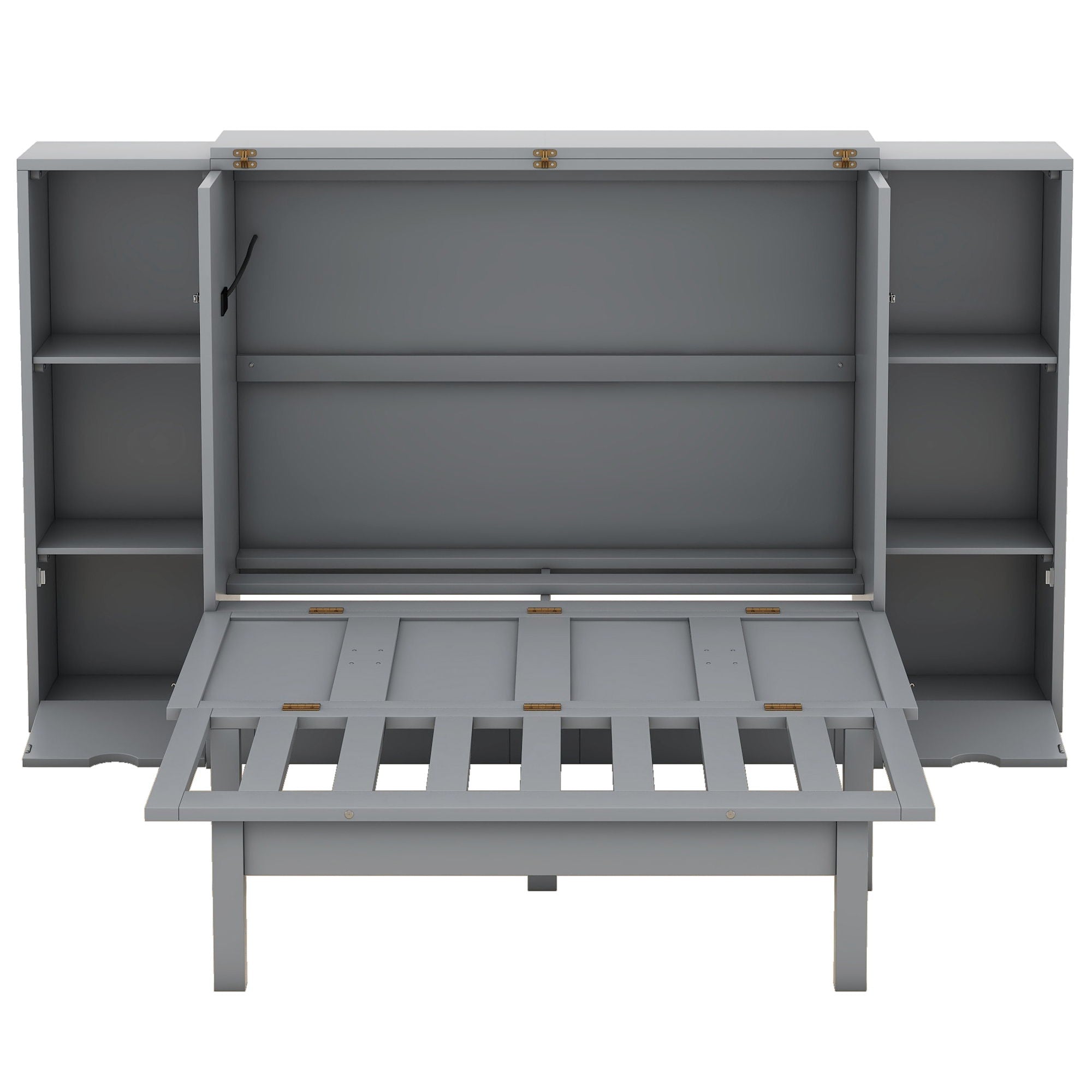 Murphy Bed With Shelves, Drawers And USB Ports by HouseOfZazla