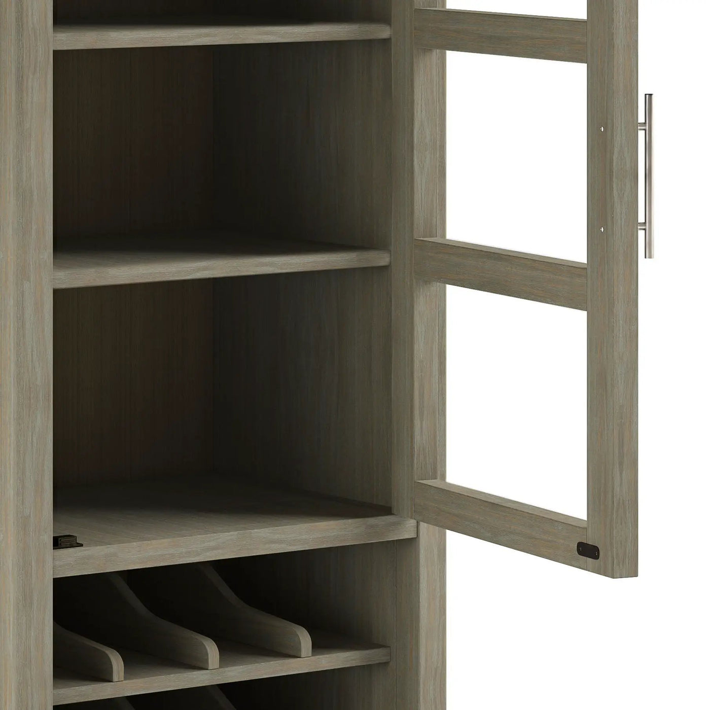 Avalon - High Storage, Wine Rack Cabinet by HouseOfZazla