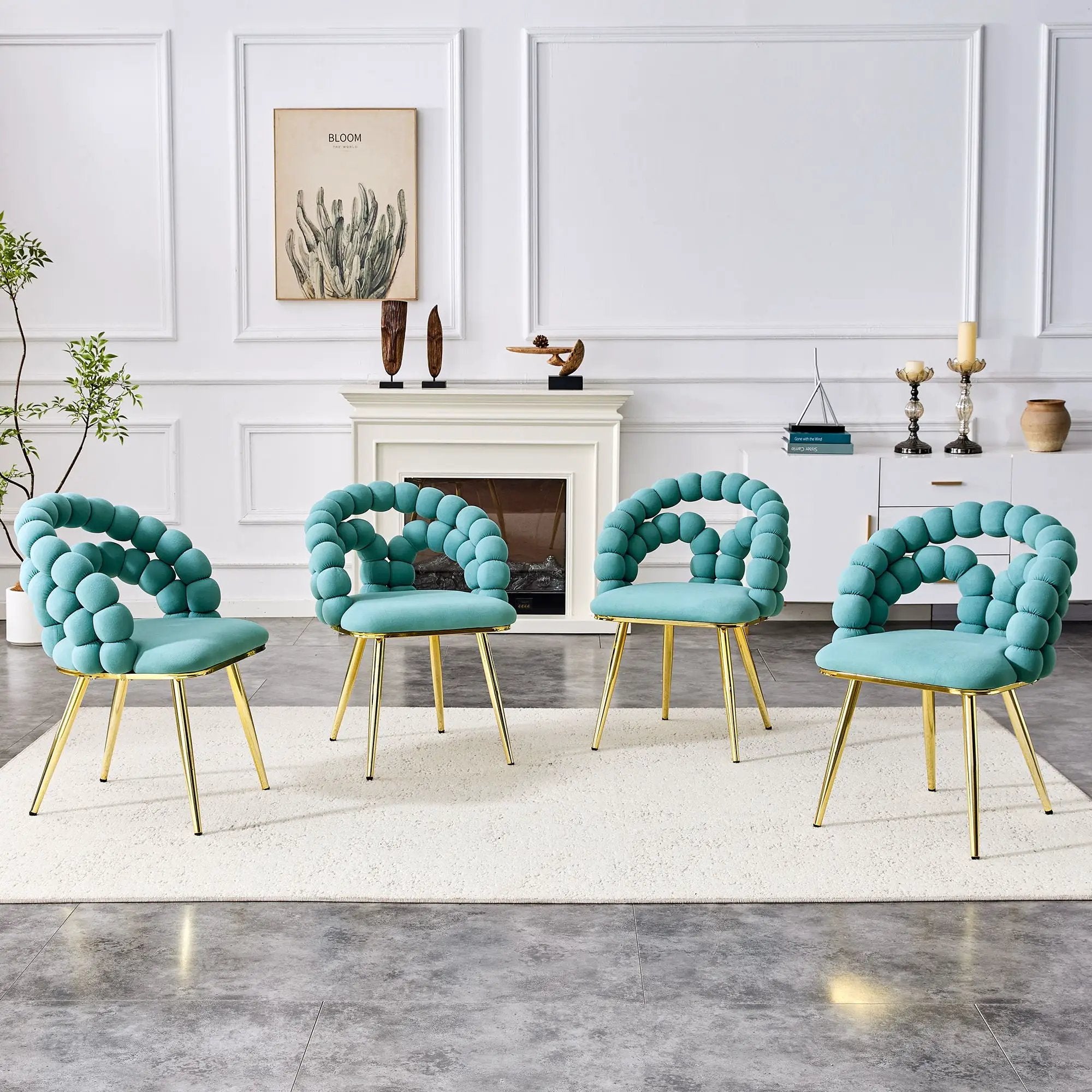 Puffy Bubble, Ball Chain Chairs For Dining Room by Unique Piece Furniture