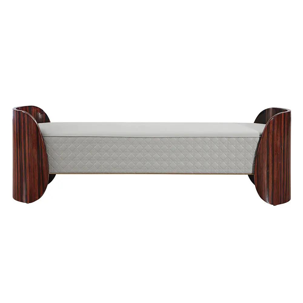 Jamonica - Bench - Gray & Dark Brown by Unique Piece Furniture