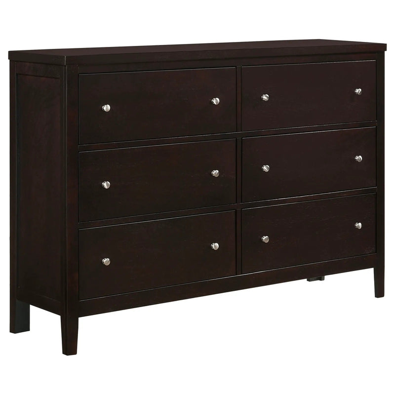 Wedgewood - 6 Drawers Dresser - Cappuccino by HouseOfZazla