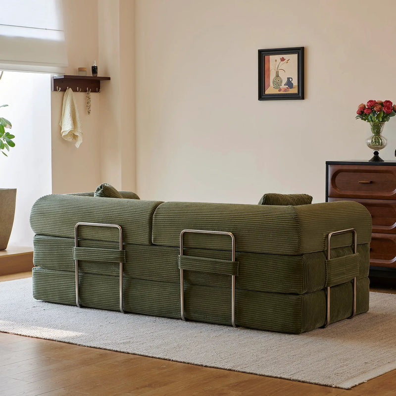 78.8" Compression Sofa - Convertible Floor Sofa Bed by HouseOfZazla