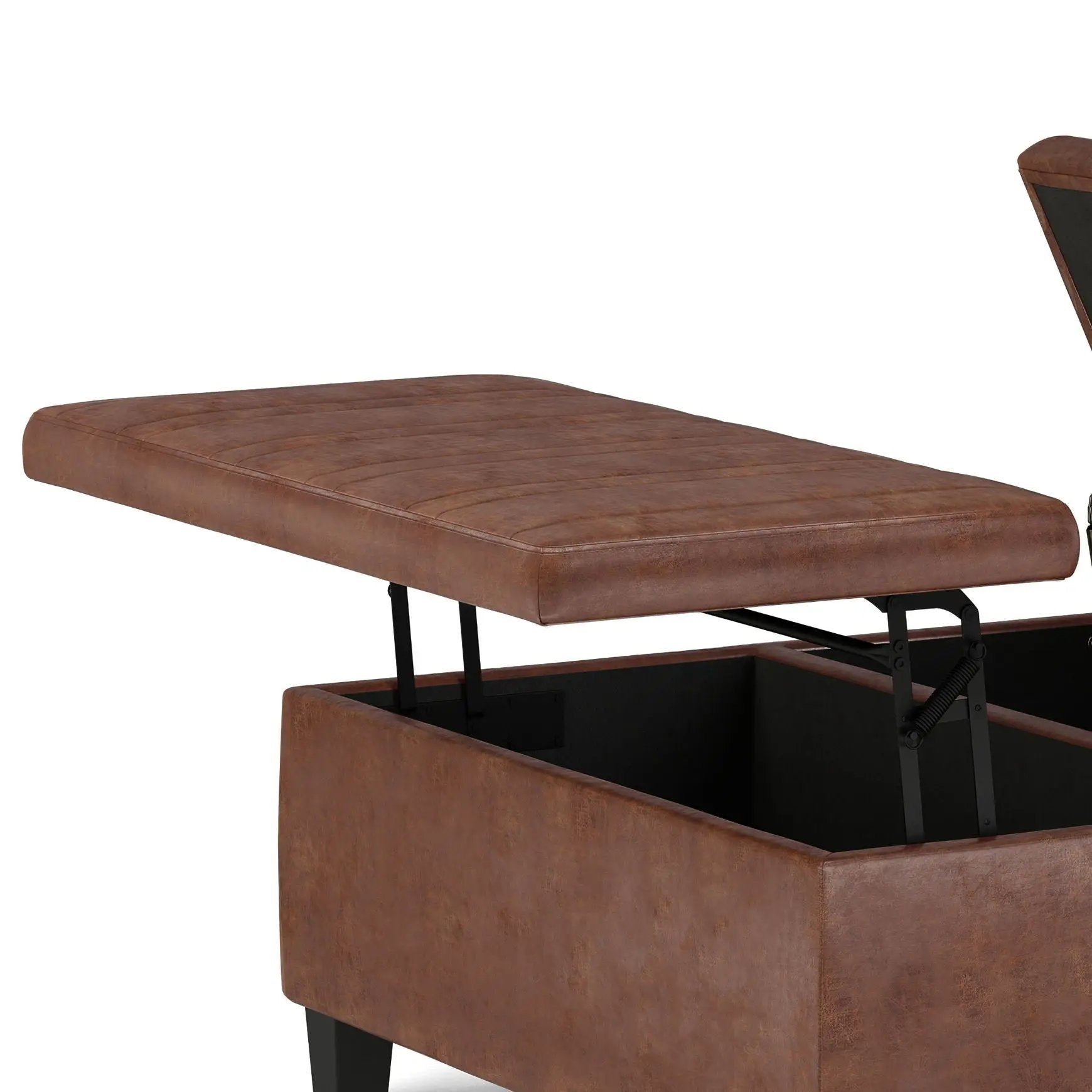 Ellis - Coffee Table Storage Ottoman Contemporary Design by Unique Piece Furniture